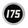 Typenschild Motorhaube seitlich - Massey Ferguson 175
