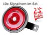 10x 12V - Hupe - Signalhorn 