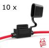 10 x Sicherungshalter fr Standardstecksicherung im Set