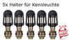 5x Halter fr Rundumleuchte im SET