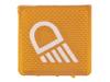 Schaltfl�chen-Symbol gelb - Arbeitsscheinwerfer