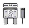 Maxi Stecksicherung - 80 Ampere - 10 St�ck