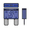Maxi Stecksicherung - 60 Ampere - 10 St�ck