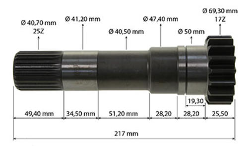 Zapfwellenschutz für Massey Ferguson 100 Serie Kappe Zapfwelle aus Metall  57 x 100mm, 1868778M1 *