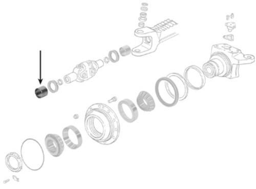 Schlepper-Teile » Shop Vorderachsbuchse 37x41mm ZF Allradachse 