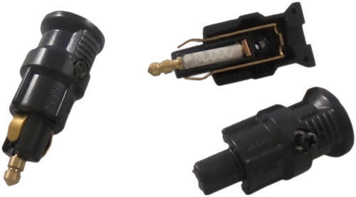 AGRISHOP 2Stück Anhänger Stecker 3polig 12v 24v und 2Stück Steckdose  3-Polig,3Poliger Stecker Steckdose Traktor Wasserfester Steckdose Stecker  3polig