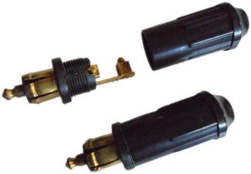 12V KFZ Norm Steckdose DIN ISO 4165 + passender Stecker mit  Schraubkontakten