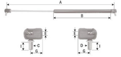 Gasdruckfeder 485mm 200N Heckscheibe Suchen Sie Traktorteile?