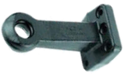 Schlepper-Teile » Shop Zugöse mit Flanschplatte (verstärkt) - 42mm 