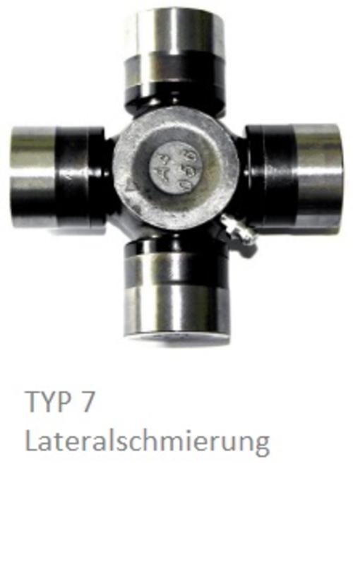 Schlepper-Teile » Shop Komplettes Kreuzgelenk für Gelenkwellen /  Zitronenform 34,5mm / Kreuzgelenk 70mm 11.10.00, 11.38.00 Gelenkwellen,  Kreuzgarnituren komplett , Schlepperteile, Traktorteile, Ersatzteile