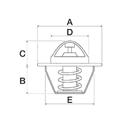 Schlepper-Teile » Shop Thermostat - Deutz (0.007.1258.3/20, 000712583/20)  0.007.1258.3/20, 0.007.1258.3/70, 2.709.9250.0, 270992500, 71258320,  71258370Kühlsystem, Thermostate & Zubehör, Thermostat , Schlepperteile,  Traktorteile, Ersatzteile
