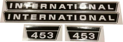 IHC/Mc Cormick Aufkleber International 453 Silber Logo
