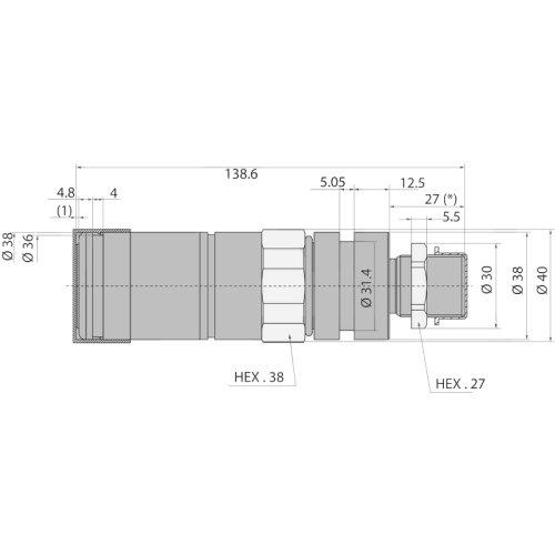 Schlepper-Teile » Shop Faster Hydraulik Kupplung M22 x 1,5 