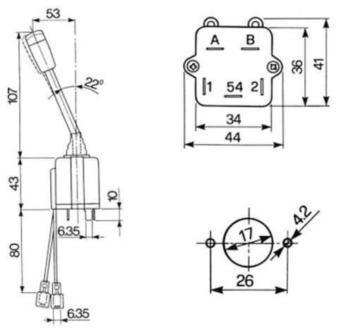 Schlepper-Teile » Shop Mehrfunktionsschalter - Deutz Serie 06 Elektrik,  Schalter & Zubehör, Blinkerschalter , Schlepperteile, Traktorteile,  Ersatzteile