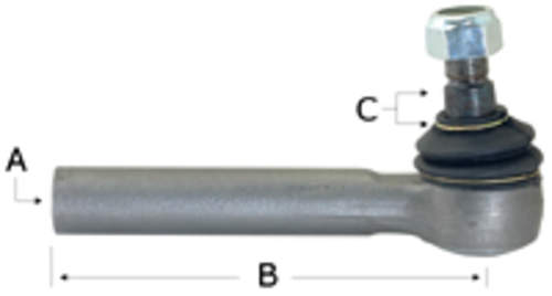 Spurstangenkopf Rechtsgewinde M14x1,5/ Konus 10,8-12,8mm(für Audi/VW) in  Radaufhängung & Fahrwerk