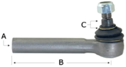 Schlepper-Teile » Shop Spurstange Innengewinde M24x1,5 - Case (247523A1,  340482A1) 247523A1, 340482A1, 340483A1Lenkung, Kugelgelenke & Zubehör,  Kugelgelenk Innengewinde , Schlepperteile, Traktorteile, Ersatzteile